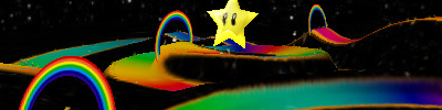 MARIO KART - rainbow road